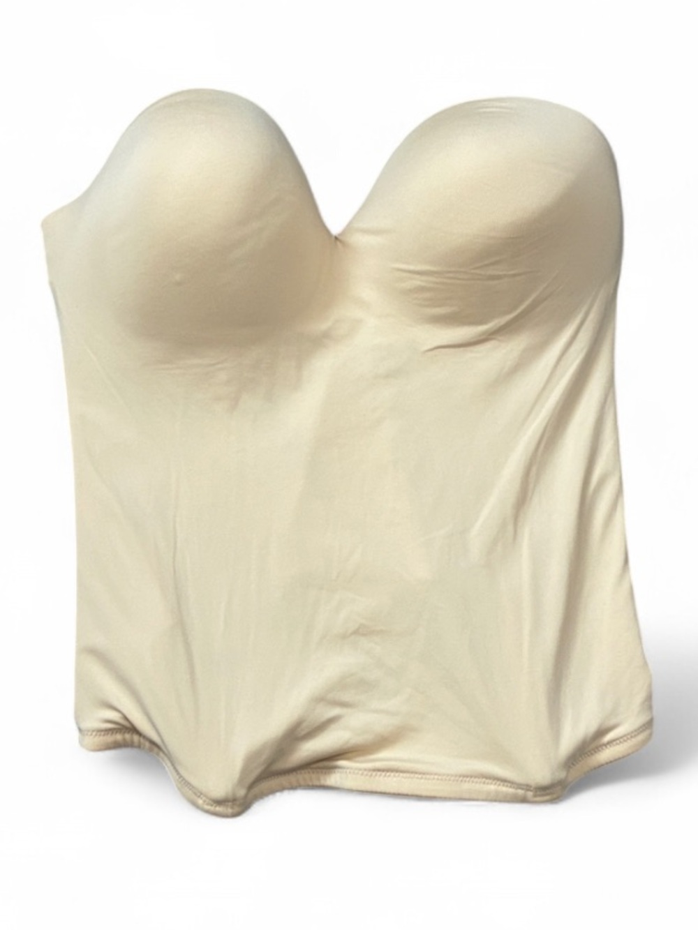 Le Mystere Cream Strapless Shaping Bustier